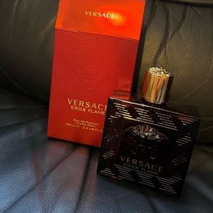 Versace Flame empty spray bottle 3.4 oz & Matching box